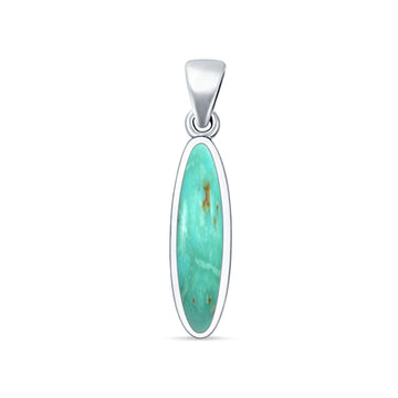 Oval Turquoise Pendant
